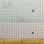Cotton Oxford Laminated Fabric <Matte> - Gingham Check - nomura tailor