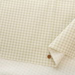 Cotton Oxford Laminated Fabric <Matte> - Gingham Check - nomura tailor