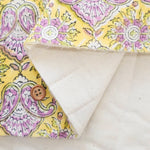 Made in India Cotton Cambric Printed Quilt Fabric - Ethnic Motif - nomura tailor