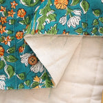 Made in India Cotton Cambric Printed Quilt Fabric - Ethnic Wildflowers - nomura tailor
