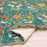 Made in India Cotton Cambric Printed Quilt Fabric - Ethnic Wildflowers - nomura tailor