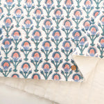 Made in India Cotton Cambric Printed Quilt Fabric - Ethnic Mini Flowers - nomura tailor
