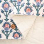 Made in India Cotton Cambric Printed Quilt Fabric - Ethnic Mini Flowers - nomura tailor