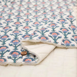 Made in India Cotton Cambric Printed Quilt Fabric - Ethnic Mini Flowers - nomura tailor