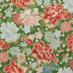 Polyester Tirimen Jacquard printed fabric Peony - nomura tailor