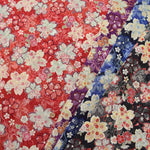 Polyester Tirimen Jacquard printed fabric Sakura - nomura tailor