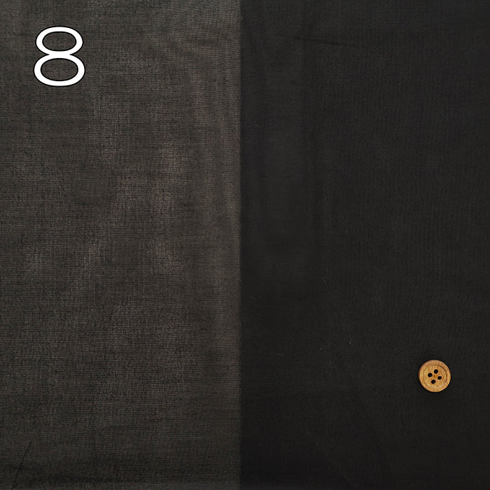Double-width Cotton 100/2 Voile Fabric - Plain - nomura tailor