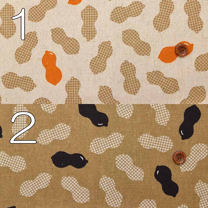 C/L Canvas Printed Fabric Peanuts - nomura tailor