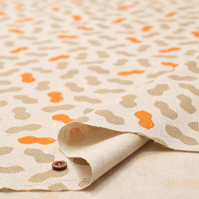 C/L Canvas Printed Fabric Peanuts - nomura tailor