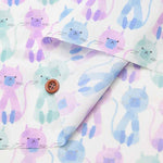 Cotton broadcloth print fabric Cat - nomura tailor