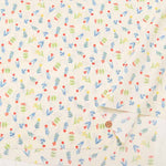 Cotton broadcloth printed fabric Watercolour Ohana - nomura tailor