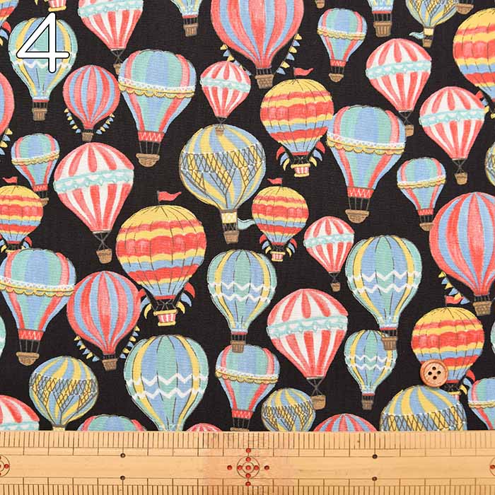 Cotton broadcloth printed fabric Balloon - nomura tailor