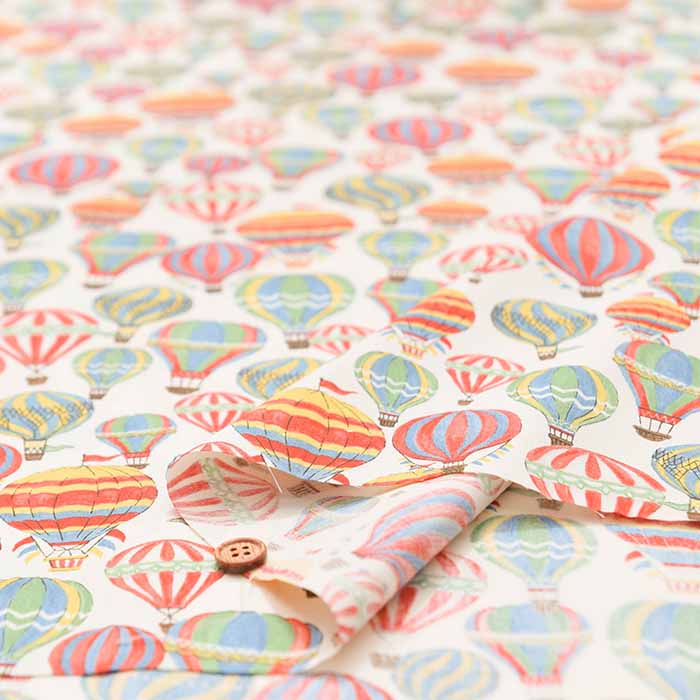 Cotton broadcloth printed fabric Balloon - nomura tailor