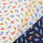 Cotton broadcloth printed fabric Plain - nomura tailor