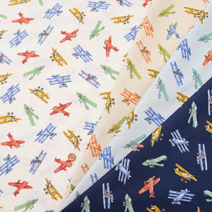 Cotton broadcloth printed fabric Plain - nomura tailor
