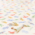 Cotton broadcloth printed fabric Plain - nomura tailor