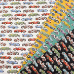 Cotton broadcloth printed fabric Racing car - nomura tailor