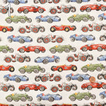 Cotton broadcloth printed fabric Racing car - nomura tailor