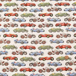 Cotton broadcloth printed fabric Racing car - nomura tailor