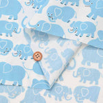 Cotton broadcloth printed fabric Elephant - nomura tailor