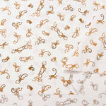 Cotton broadcloth printed fabric Monkey - nomura tailor