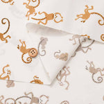 Cotton broadcloth printed fabric Monkey - nomura tailor