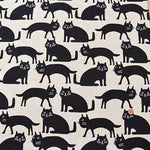 C/L Canvas printed fabric Honobono Cat - nomura tailor