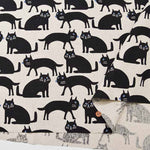 C/L Canvas printed fabric Honobono Cat - nomura tailor