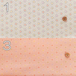 Cotton Sheeting printed Fabric - Japanese-style - Hemp Leaf Pattern - nomura tailor