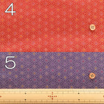 Cotton Sheeting printed Fabric - Japanese-style - Hemp Leaf Pattern - nomura tailor