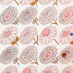 isso ecco& C/L canvas print fabric Gerbera - nomura tailor