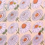 isso ecco& C/L canvas print fabric Gerbera - nomura tailor