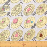 isso ecco& C/L canvas print fabric Gerbera - nomura tailor