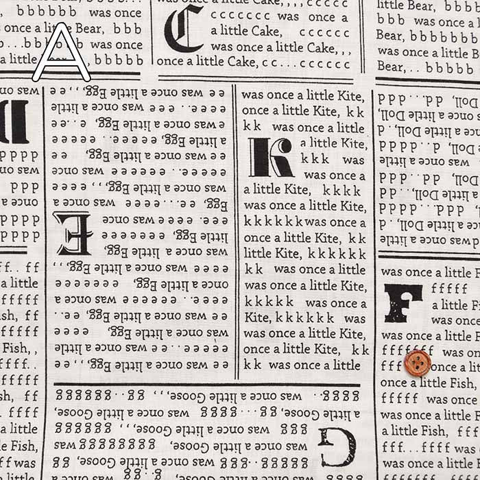 Cotton Scare Print Fabric Newspaper - nomura tailor