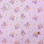 Cotton 60 Loan Print Fabric Soft Processing Dot Circle Flower - nomura tailor