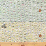 Cotton ripple printed fabric Mini Flower - nomura tailor