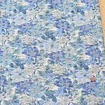 Cotton ripple printed fabric Flower - nomura tailor