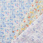 Cotton Ripple Printed Fabric Flower - nomura tailor