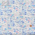 Cotton Ripple Printed Fabric Flower - nomura tailor