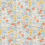 Cotton Ripple Printed Fabric Flower - nomura tailor