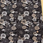 Cotton Ripple Printed Fabric Japanese Style Flower - nomura tailor