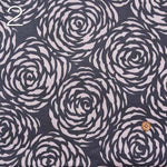 Cotton Takashima-Chijimi Printed Fabric Flower - nomura tailor