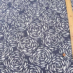 Cotton Takashima-Chijimi Printed Fabric Flower - nomura tailor