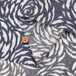 Cotton Takashima-Chijimi Printed Fabric Flower - nomura tailor