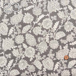 Cotton Takashima-Chijimi printed fabric Leaf - nomura tailor