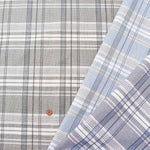 Cotton Takashima-Chijimi Printed Fabric Check - nomura tailor