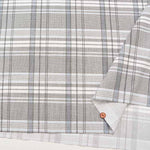 Cotton Takashima-Chijimi Printed Fabric Check - nomura tailor