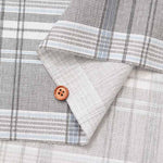 Cotton Takashima-Chijimi Printed Fabric Check - nomura tailor