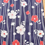 Cotton Takashima-Chichimi printed fabric Flower - nomura tailor