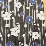 Cotton Takashima-Chichimi printed fabric Flower - nomura tailor